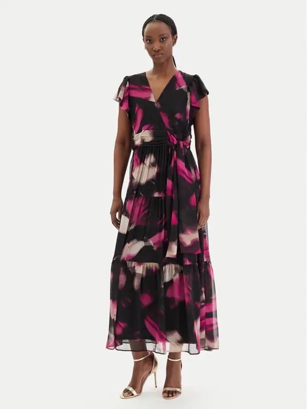 DKNY DKNY Koktel haljina DD5G1562 Crna Regular Fit
