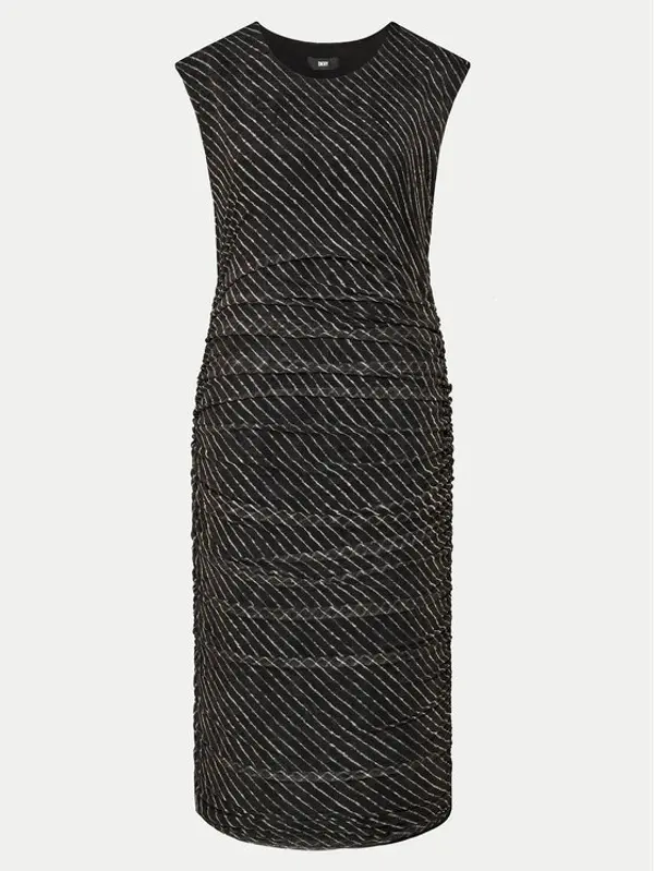 DKNY DKNY Koktel haljina P4ADEWPO Crna Regular Fit