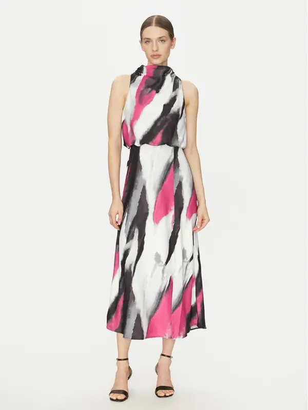 DKNY DKNY Koktel haljina P4JBNZ22 Šarena Regular Fit