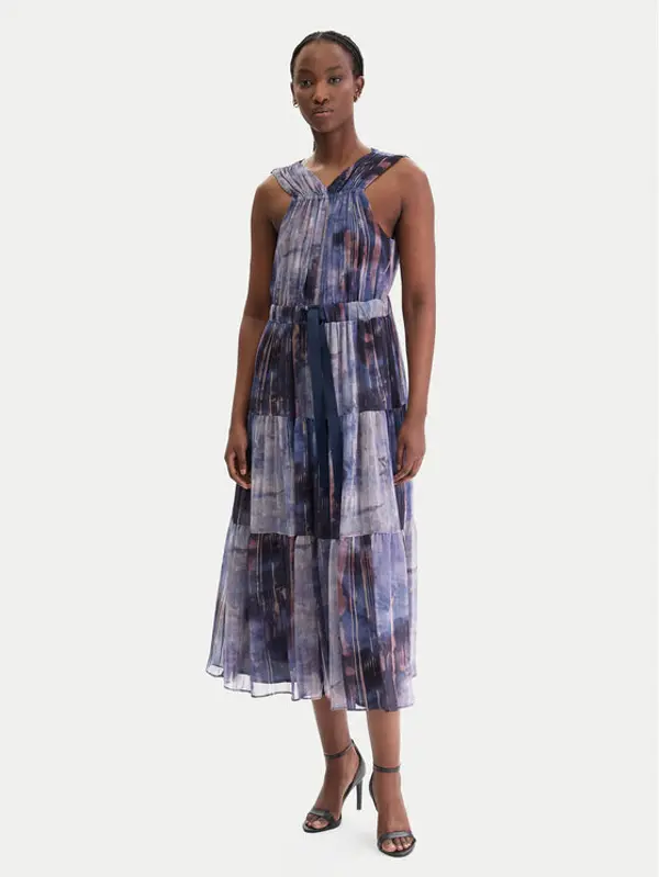 DKNY DKNY Koktel haljina P5KBGD66 Tamnoplava Regular Fit