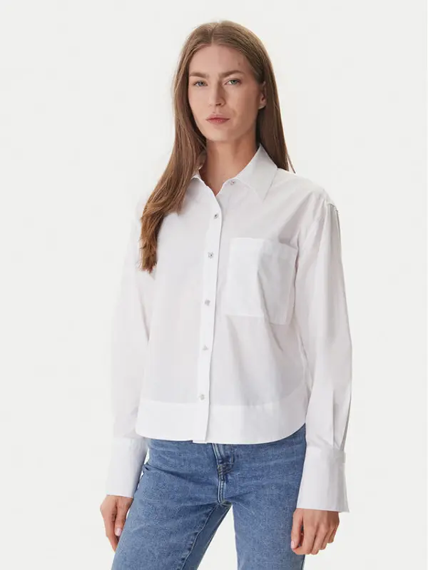 DKNY DKNY Košulja DJ6W2238 Bijela Regular Fit