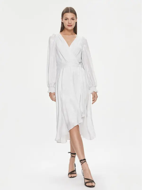 DKNY DKNY Ljetna haljina DD3JA479 Bijela Regular Fit