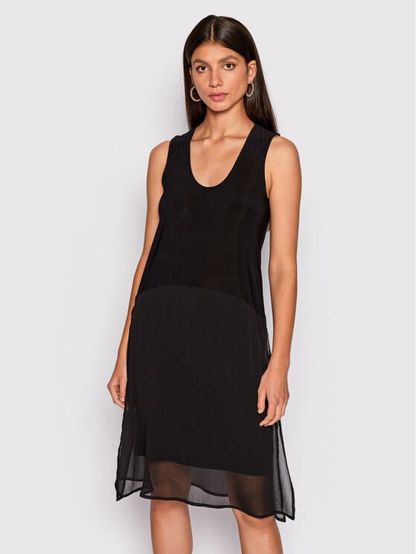 DKNY DKNY Ljetna haljina P22DAEJR Crna Regular Fit