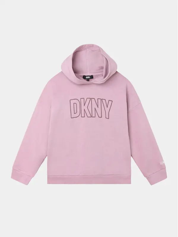 DKNY DKNY Majica dugih rukava D55000 S Ružičasta Regular Fit