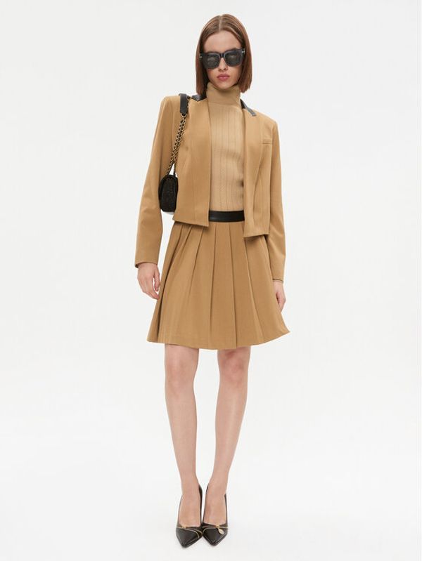 DKNY DKNY Mini suknja P3GN7U37 Smeđa Regular Fit