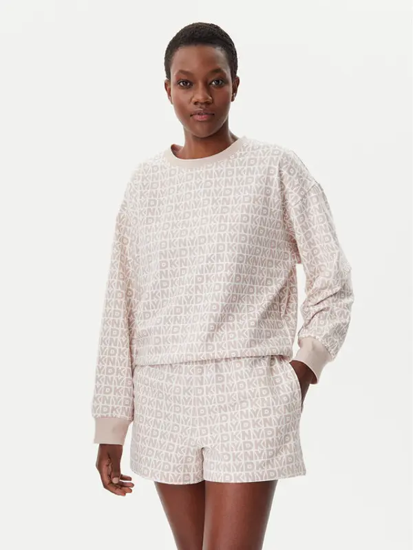 DKNY DKNY Pidžama YI50040 Bež Regular Fit