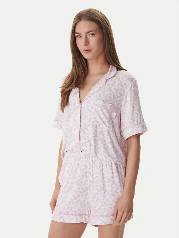 DKNY DKNY Pidžama YI50058 Ružičasta Regular Fit