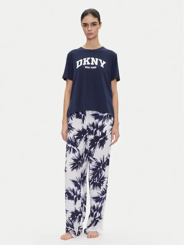 DKNY DKNY Pidžama YI70052 Tamnoplava Regular Fit