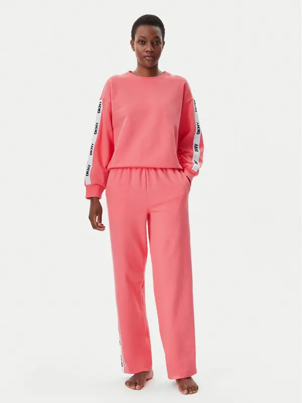 DKNY DKNY Pidžama YI80040 Ružičasta Relaxed Fit