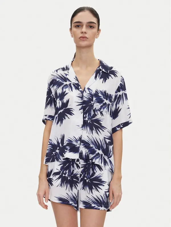 DKNY DKNY Pidžama YI90052 Tamnoplava Regular Fit