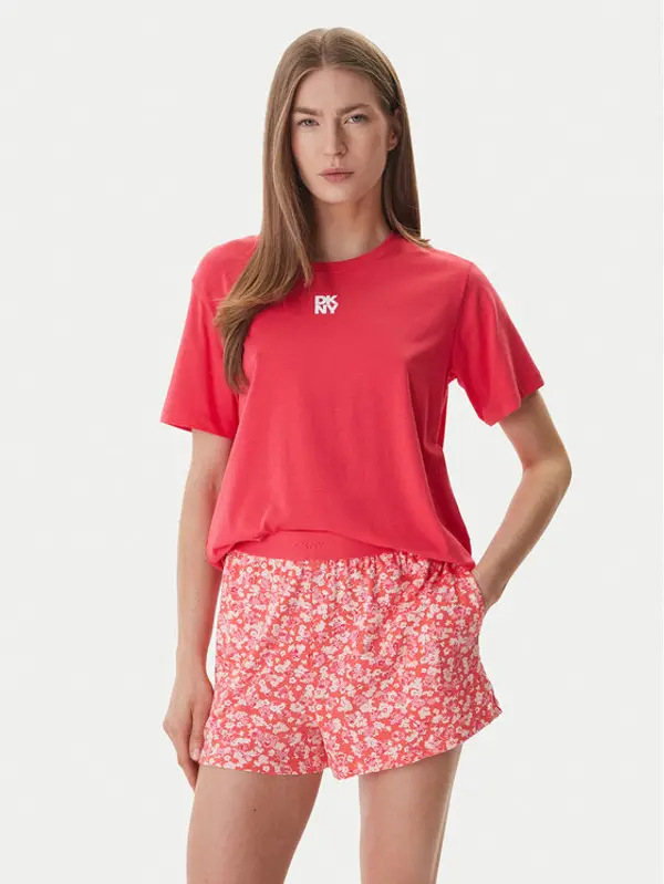 DKNY DKNY Pidžama YI90095 Koraljna Regular Fit