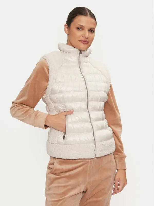 DKNY DKNY Prsluk DP4V3163 Écru Regular Fit
