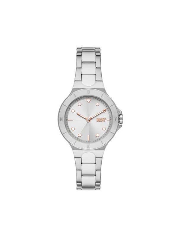 DKNY DKNY Sat Chambers NY6641 Srebrna