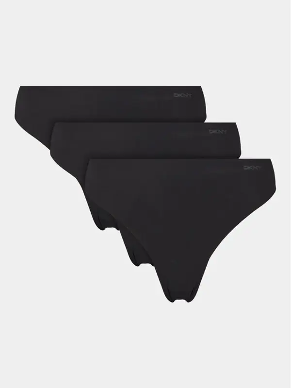 DKNY DKNY Set tanga gaćica﻿ DK5026BP3 Crna