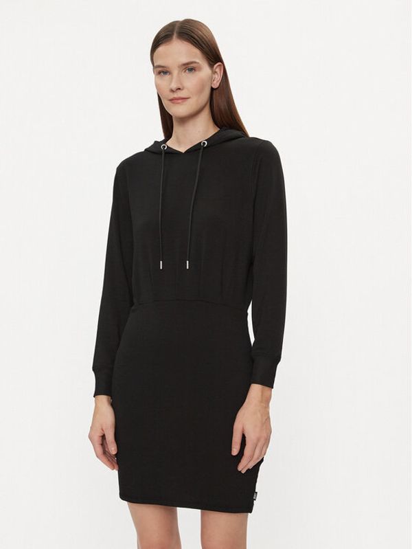 DKNY Sport DKNY Sport Džemper haljina DP3D4832 Crna Relaxed Fit