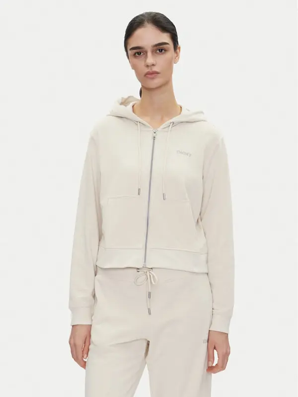 DKNY Sport DKNY Sport Majica dugih rukava DP5J9588 Bež Regular Fit