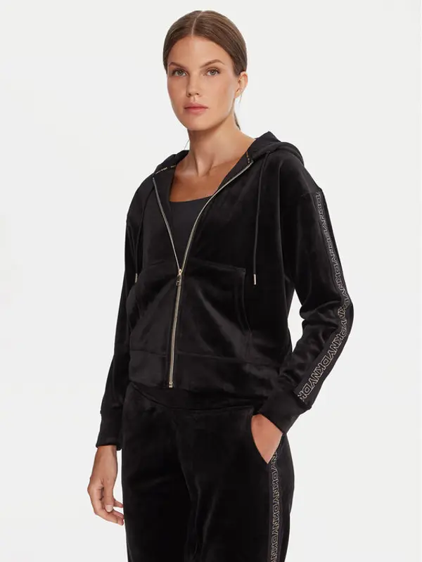 DKNY Sport DKNY Sport Majica dugih rukava DP5J9639 Crna Regular Fit