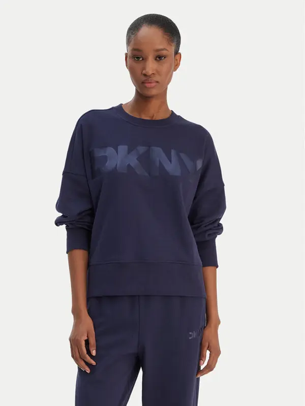 DKNY Sport DKNY Sport Majica dugih rukava DP6T1561 Tamnoplava Oversize