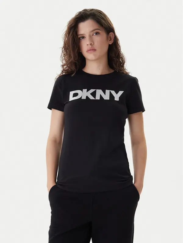 DKNY Sport DKNY Sport T-shirt DP5T9923 Crna Regular Fit
