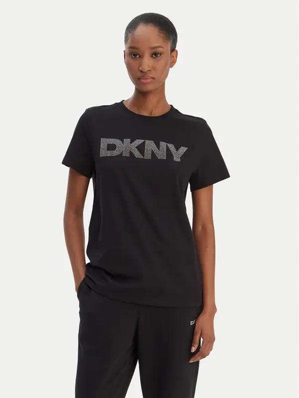 DKNY Sport DKNY Sport T-shirt DP6T1557 Crna Relaxed Fit