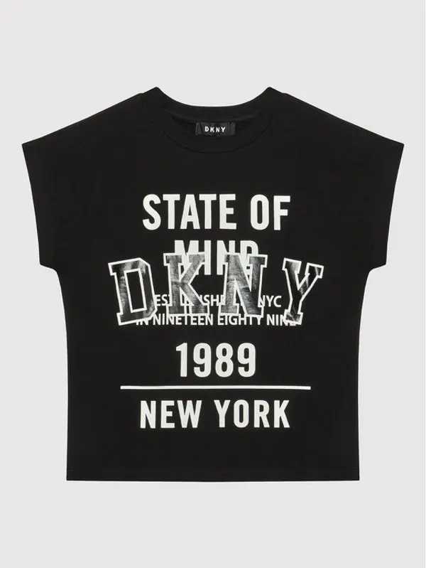 DKNY DKNY T-shirt D35S01 M Crna Relaxed Fit