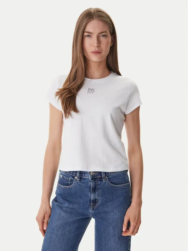 DKNY DKNY T-shirt DJ6T1740 Bijela Regular Fit