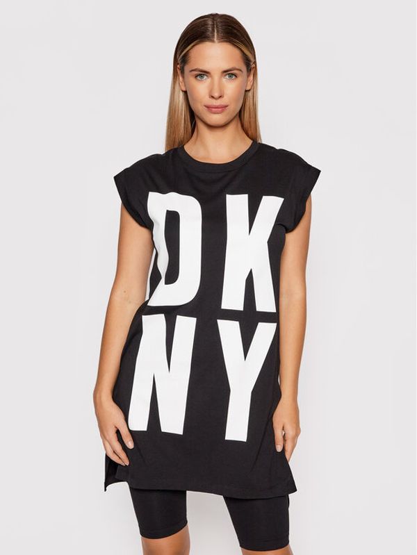DKNY DKNY T-shirt P1RHRB2M Crna Regular Fit