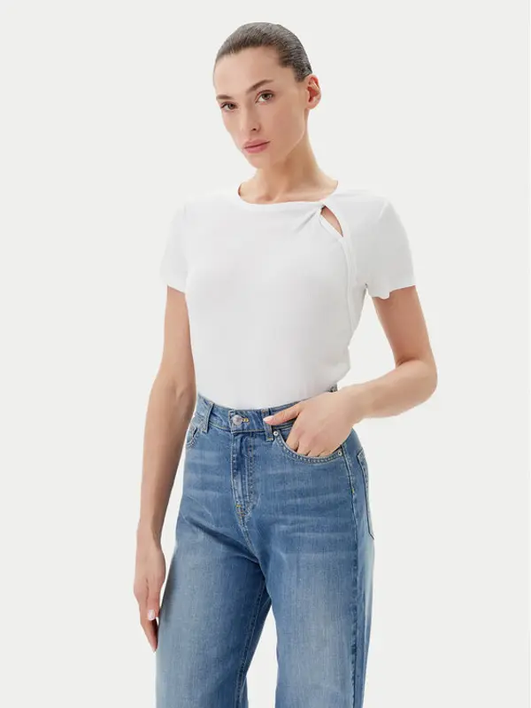 DKNY DKNY T-shirt P51H8APJ Bijela Regular Fit