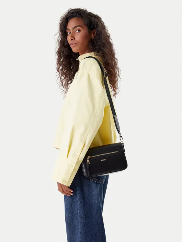 DKNY DKNY Torbica Bryant Ave Md Flap C R42E3E21 Crna