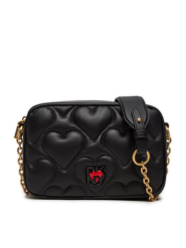 DKNY DKNY Torbica Heart Of Ny Quilted Camera Bag R43EZE99 Crna