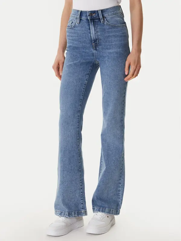 DKNY DKNY Traperice DJ4M4005 Plava Flare Fit