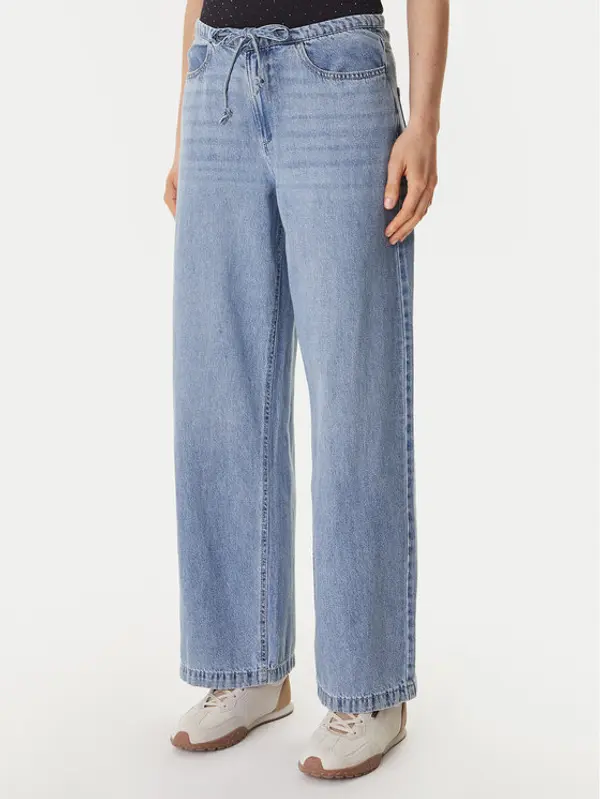 DKNY DKNY Traperice DJ6G4184 Plava Wide Leg