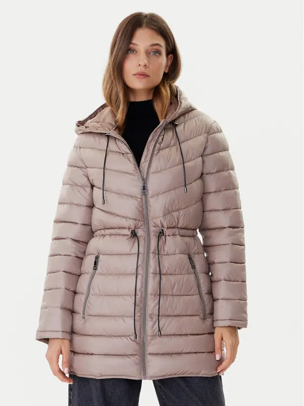 DKNY DKNY Zimska jakna DLEMPV38 Bež Slim Fit