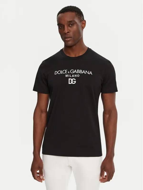 Dolce&Gabbana Dolce&Gabbana T-shirt G8PD7Z G7B9X Crna Regular Fit