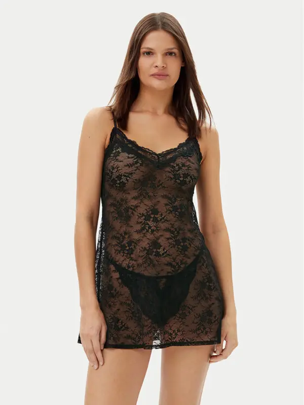 Dorina Dorina Podsuknja FXDS0010LA176 Crna Regular Fit