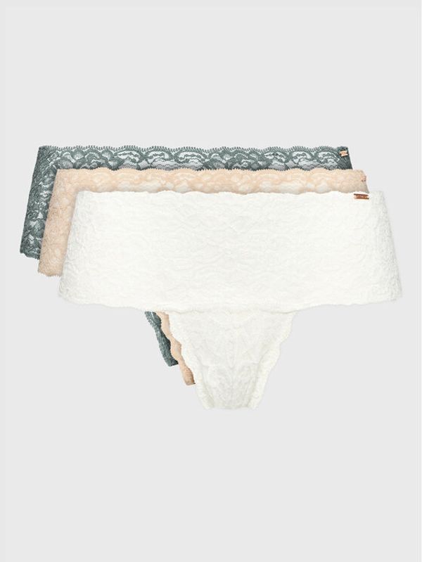 Dorina Dorina Set od 3 para klasičnih gaćica Lana D000291LA021 Šarena