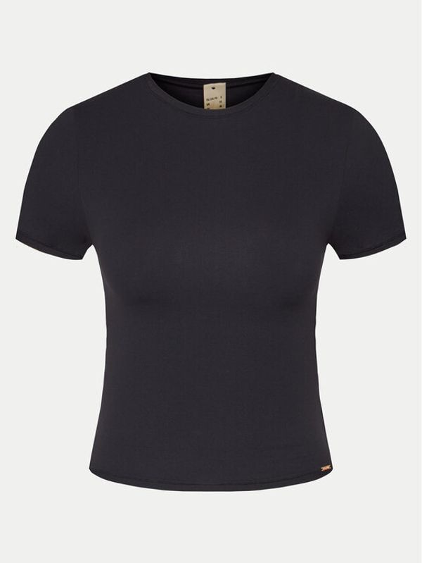 Dorina Dorina T-shirt Noa FXTO0015MI116 Crna Slim Fit