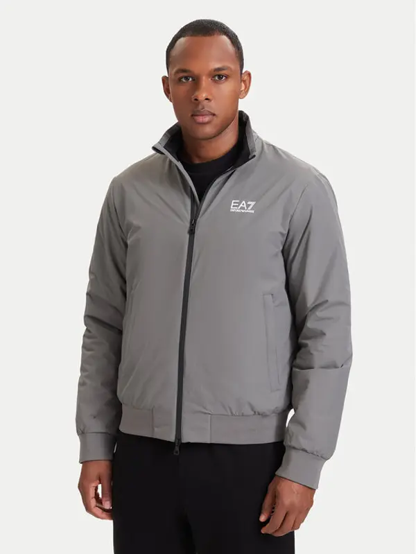 EA7 Emporio Armani EA7 Emporio Armani Bomber 8NPB20 PNFZZ U8085 Siva Regular Fit
