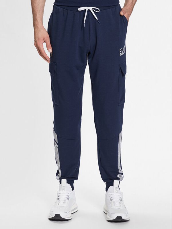 EA7 Emporio Armani EA7 Emporio Armani Donji dio trenerke 3RPP55 PJLIZ 1554 Tamnoplava Regular Fit