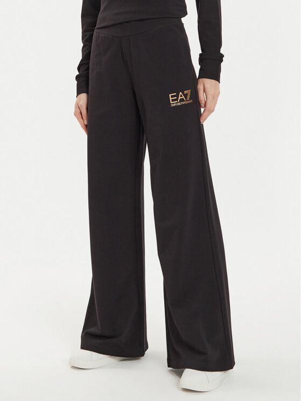 EA7 Emporio Armani EA7 Emporio Armani Donji dio trenerke 6DTP60 TJVHZ 0210 Crna Relaxed Fit