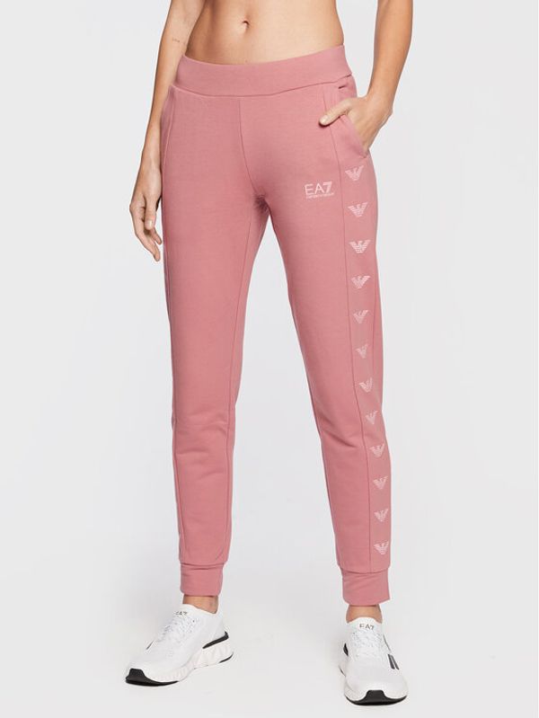 EA7 Emporio Armani EA7 Emporio Armani Donji dio trenerke 6LTP69 TJJRZ 1438 Ružičasta Regular Fit