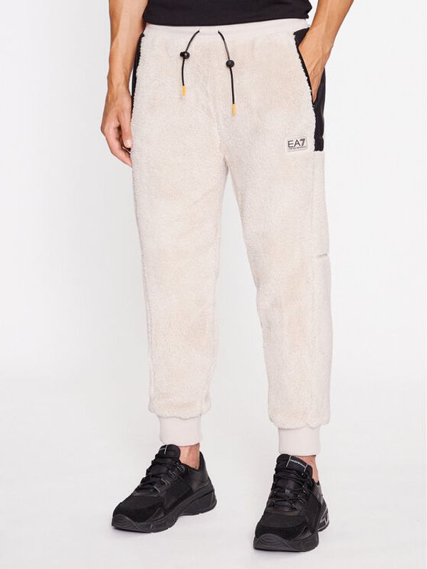 EA7 Emporio Armani EA7 Emporio Armani Donji dio trenerke 6RPP82 PJSFZ 1716 Srebrna Regular Fit