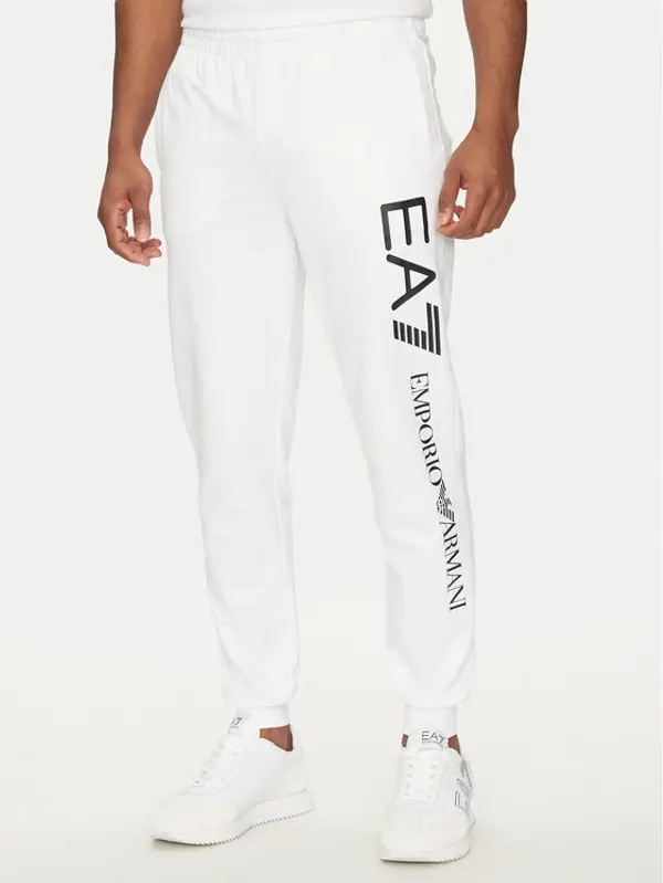 EA7 Emporio Armani EA7 Emporio Armani Donji dio trenerke 7M000571 AF13512 M0003 Bijela Regular Fit