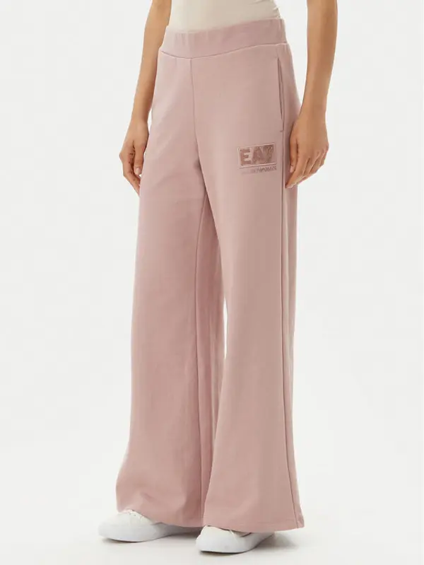 EA7 Emporio Armani EA7 Emporio Armani Donji dio trenerke 7W000179 AF12473 U4079 Ružičasta Wide Leg