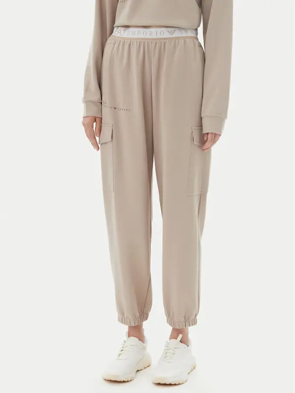 EA7 Emporio Armani EA7 Emporio Armani Donji dio trenerke 7W000282 AF12501 U6155 Bež Loose Fit