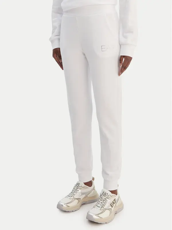 EA7 Emporio Armani EA7 Emporio Armani Donji dio trenerke 7W000538 AF15831 U0002 Bijela Regular Fit