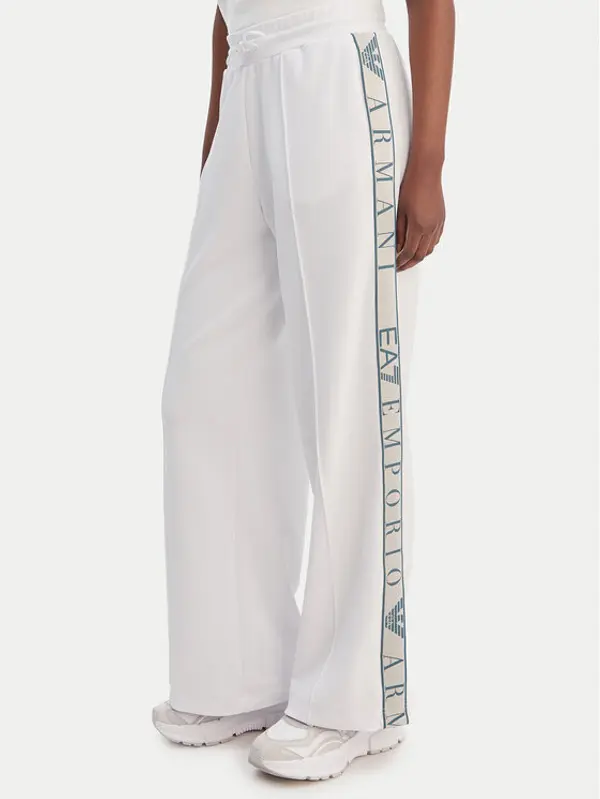 EA7 Emporio Armani EA7 Emporio Armani Donji dio trenerke 7W001155 AF12501 U0002 Bijela Relaxed Fit