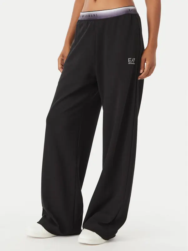 EA7 Emporio Armani EA7 Emporio Armani Donji dio trenerke 7W001517 AF12501 UC001 Crna Wide Leg
