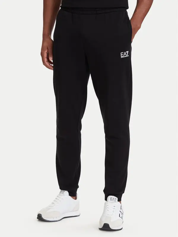 EA7 Emporio Armani EA7 Emporio Armani Donji dio trenerke 8NPP64 PJVTZ 1200 Crna Regular Fit