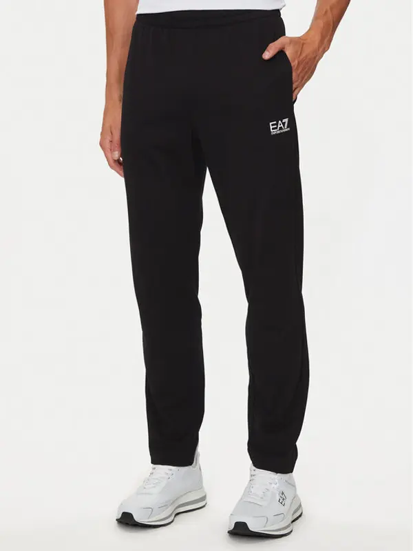 EA7 Emporio Armani EA7 Emporio Armani Donji dio trenerke 8NPP65 PJVRZ 1200 Crna Regular Fit